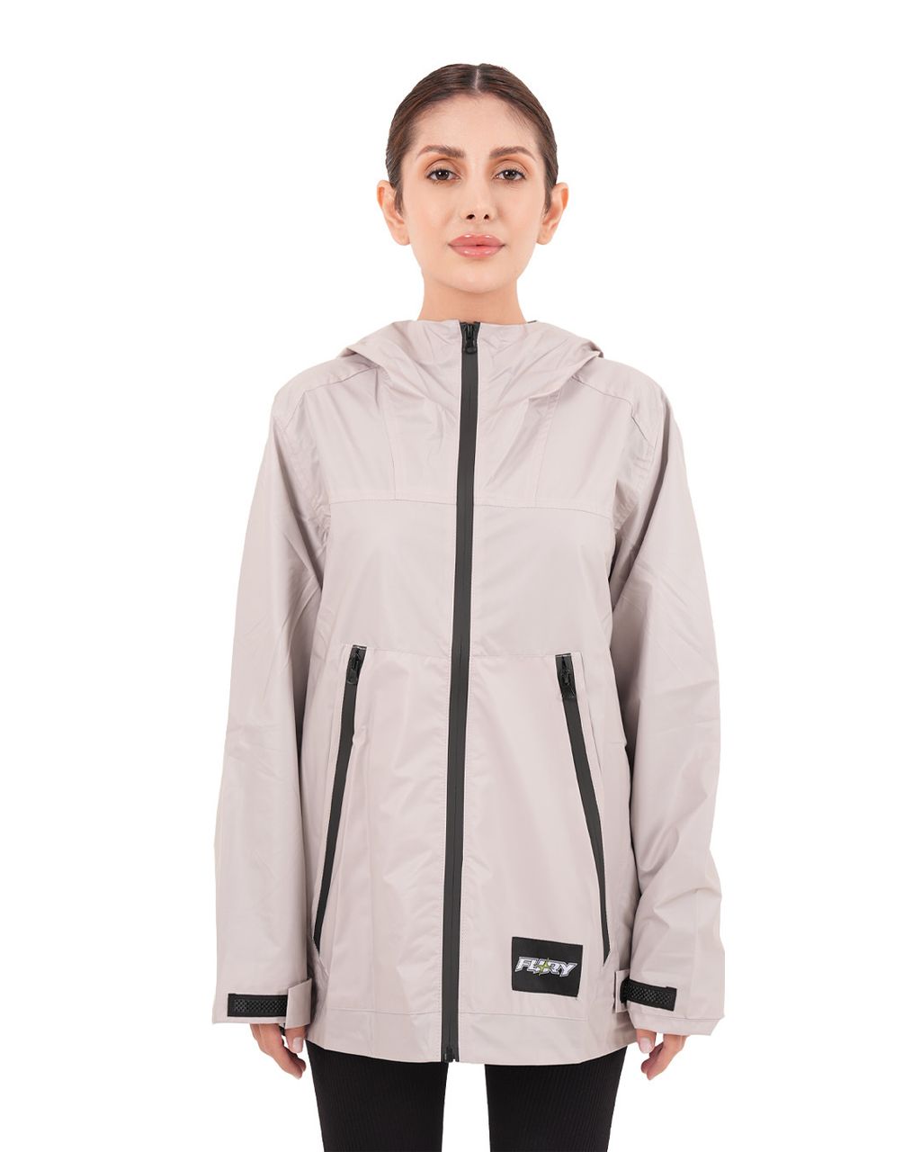 WINDBRAKER GRAY GIRL FRONT