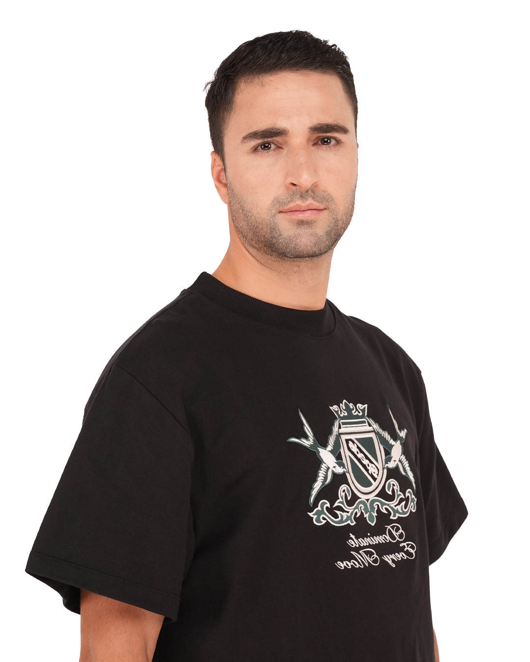 TSHIRT HITAM LELAKI 45