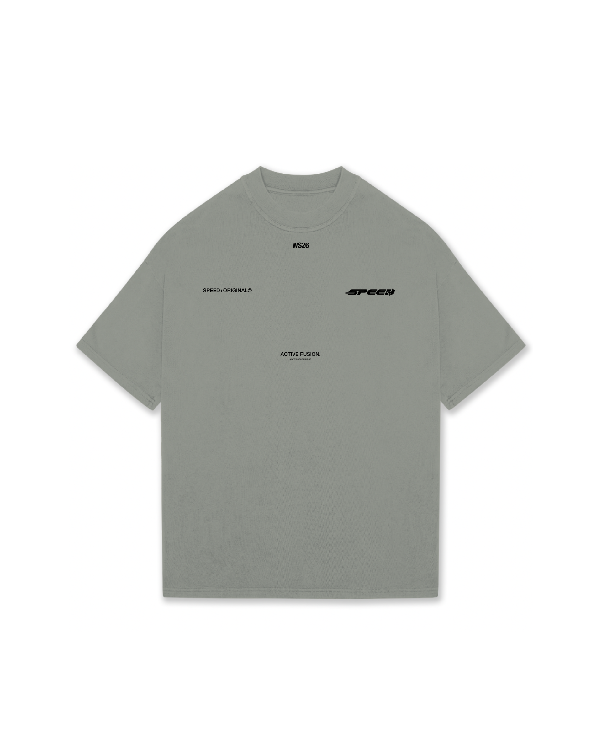 Oversized Tshirt AF'26 Speed Shockwave Grey Green 01 