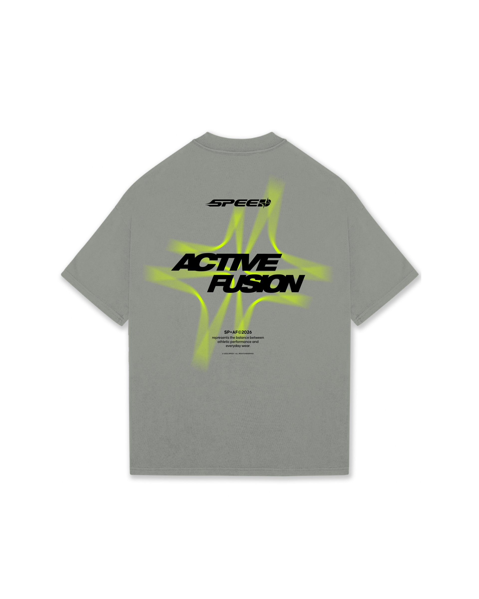 Oversized Tshirt AF'26 Speed Shockwave Grey Green 02 