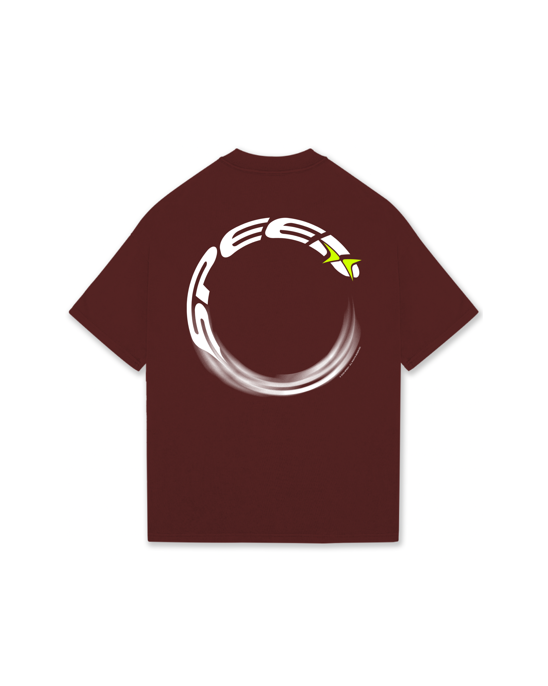 Oversized Tshirt AF'26 Speed Sonic Maroon 02 