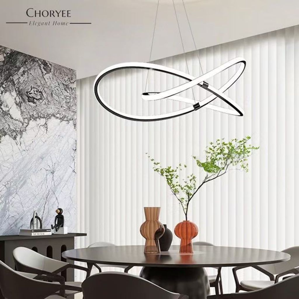 09-choryee-現代造型led吊燈-黑色-餐廳情境.jpg