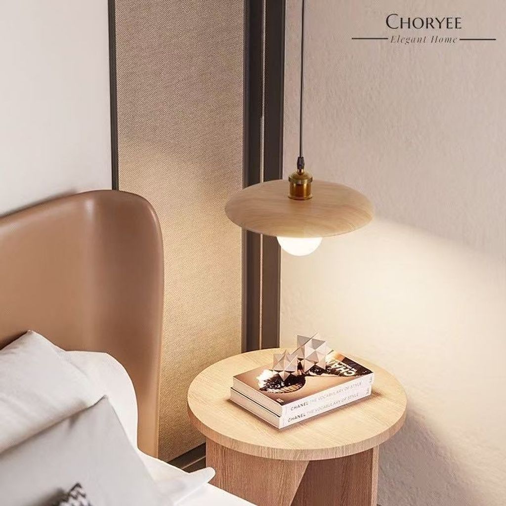 03-choryee-橡膠木吊燈-臥室-床邊情境
