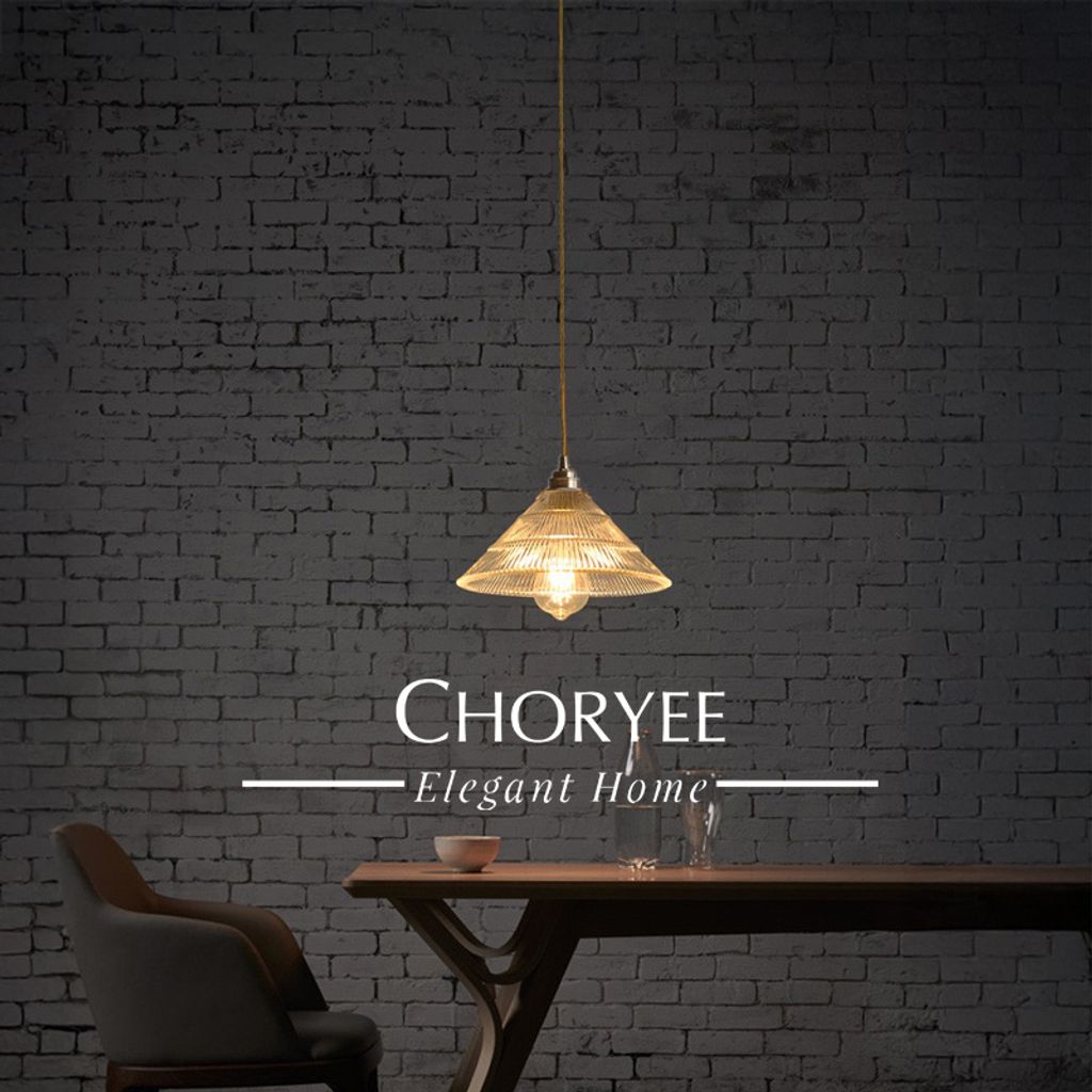 01-vintage-brass-clear-ribbed-glass-pendant-light-e27-dining-room-brick-wall