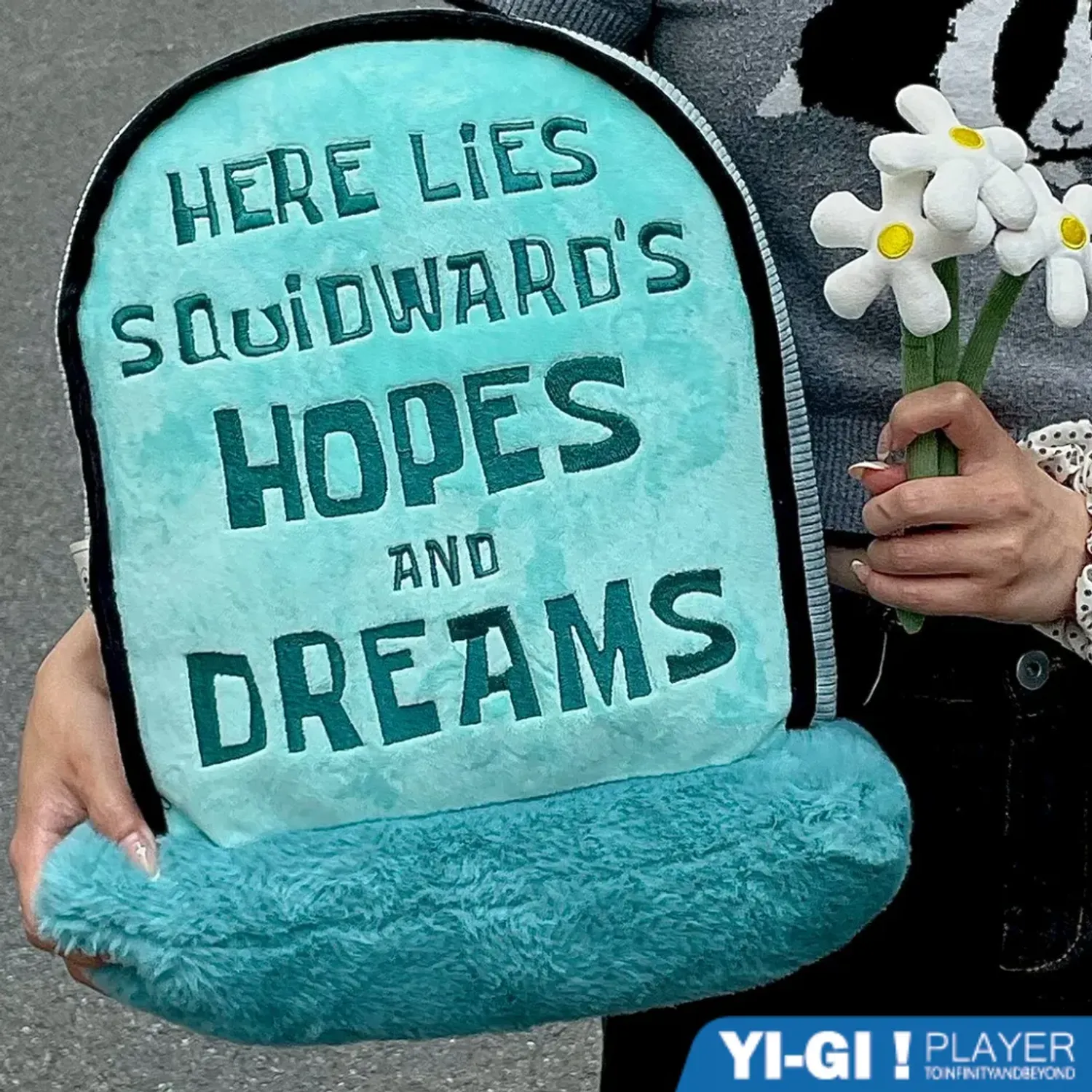 壹吉玩家 | 章魚哥 墳墓抱枕 帶著「希望與夢想」