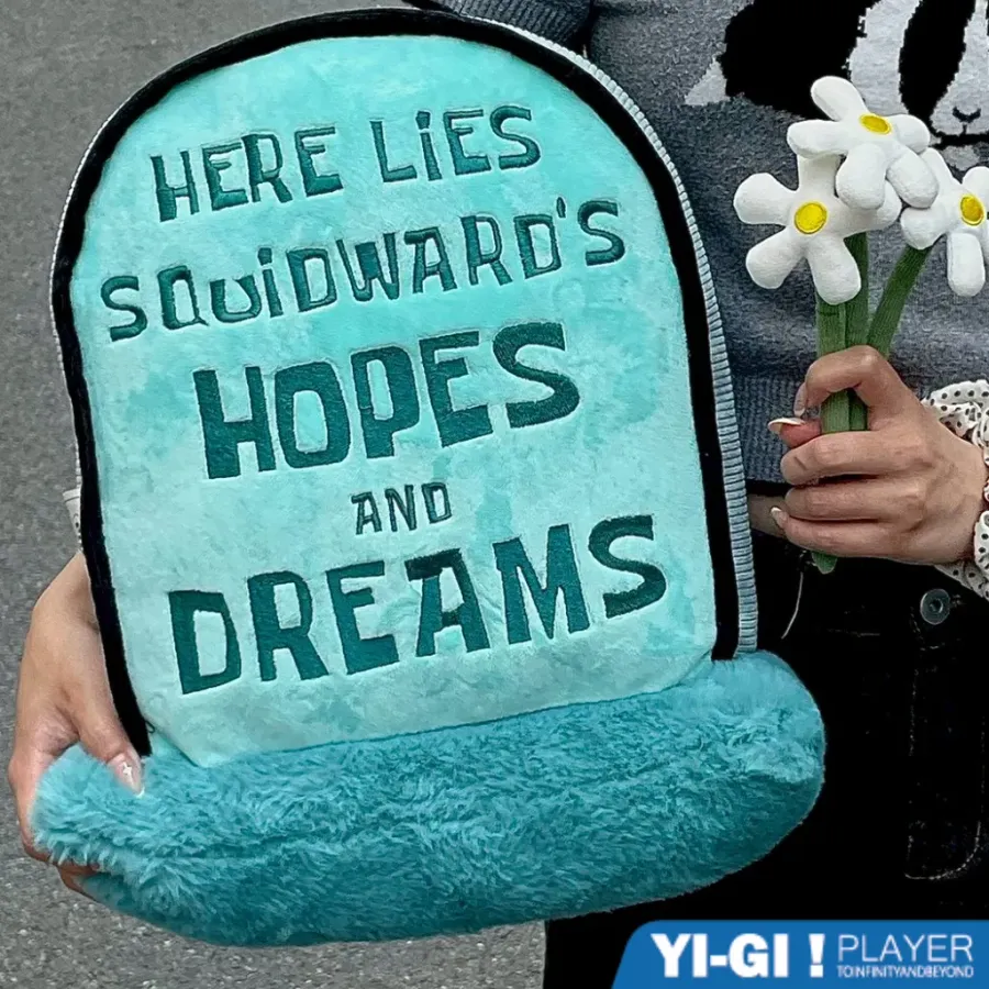 壹吉玩家 | 章魚哥 墳墓抱枕 帶著「希望與夢想」