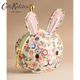 Cath Kidston Clip-On Purse Bunny Pearly Queen Ditsy