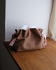 朱槿（咖啡袋身+粉綁帶）
