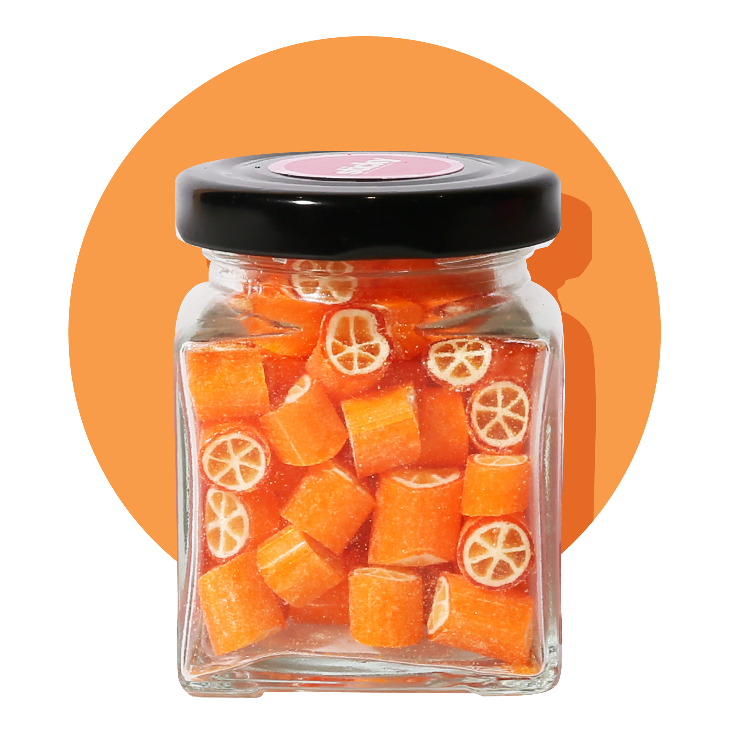 Sticky Product - Glass (Orange) STM-GLA-ORG-95-01