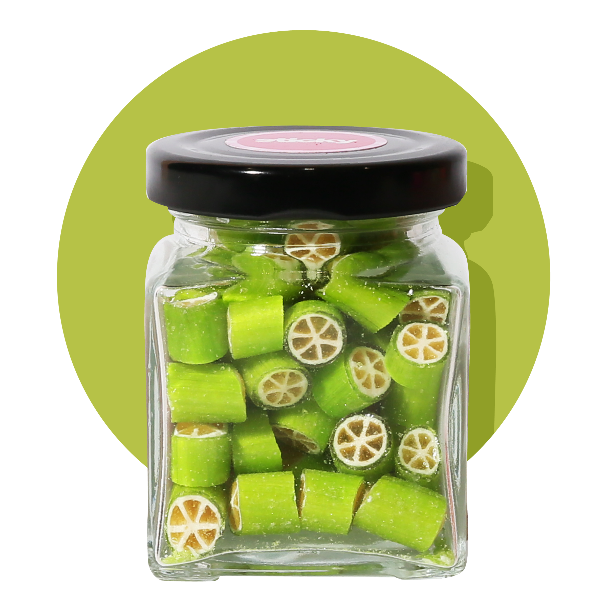 Sticky Product - Glass (Lime) STM-GLA-LIM-95-01