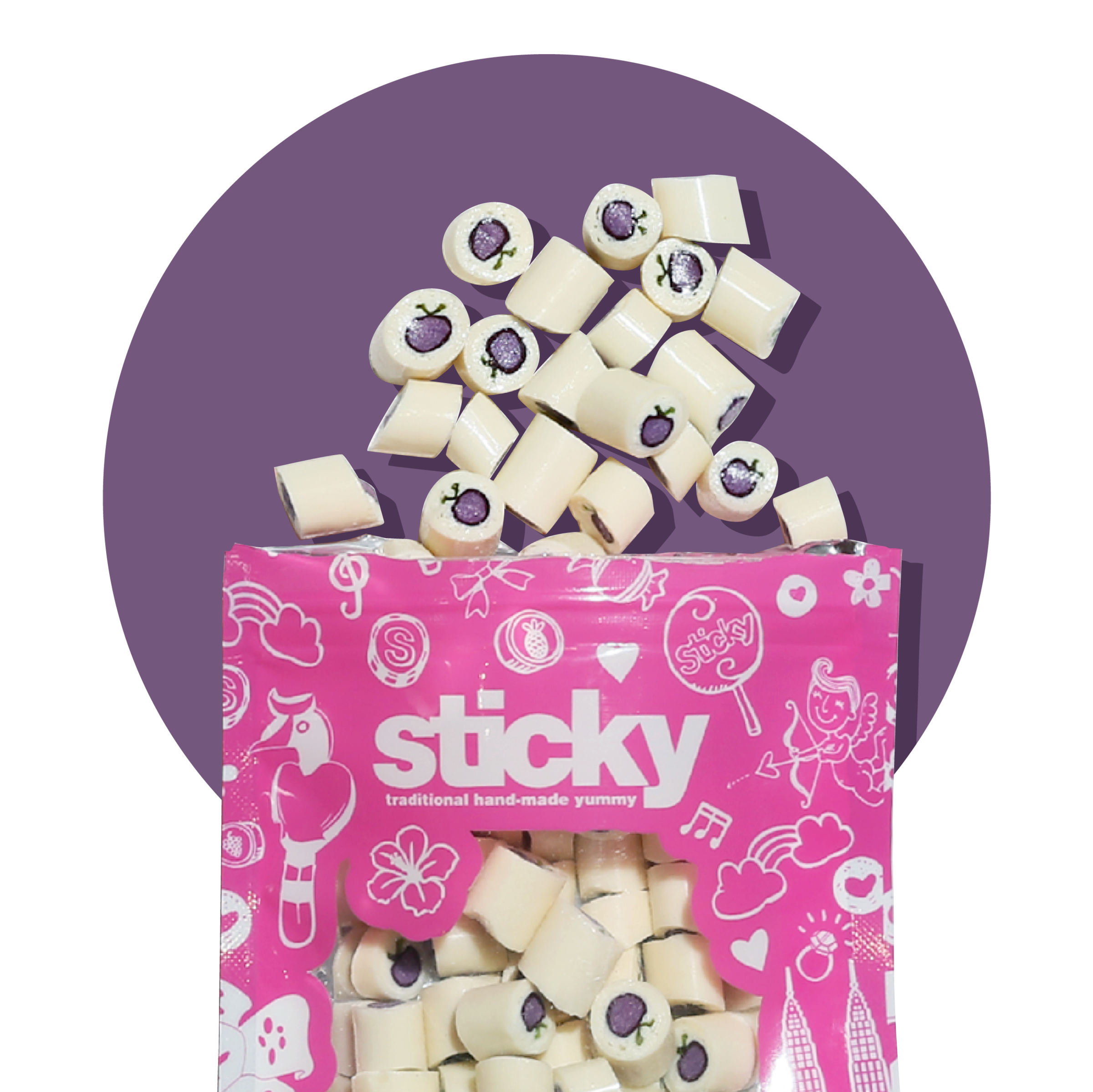 Sticky Product - Packet (Blackcurrant) STM-PKT-BLC-70-02