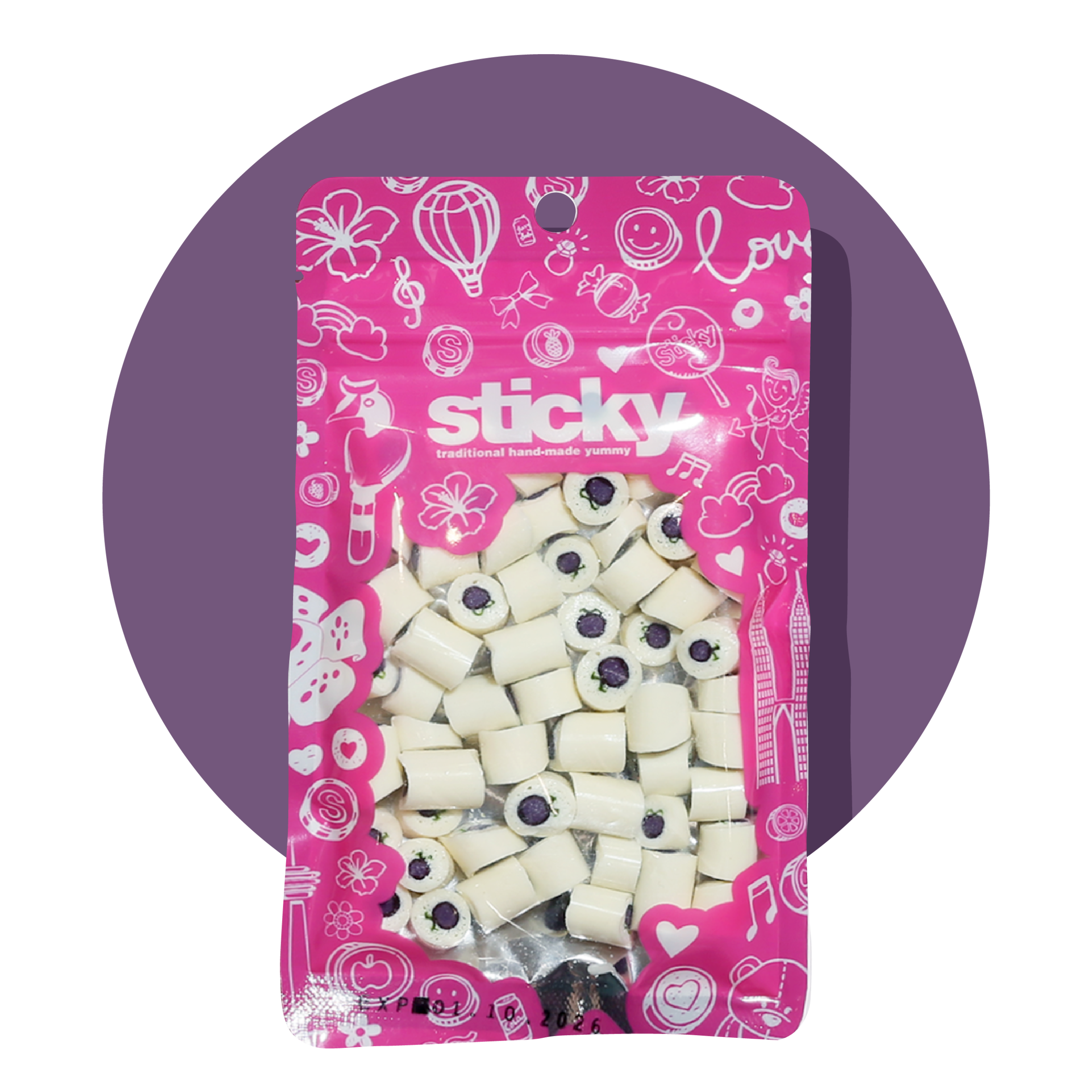 Sticky Product - Packet (Blackcurrant) STM-PKT-BLC-70-01