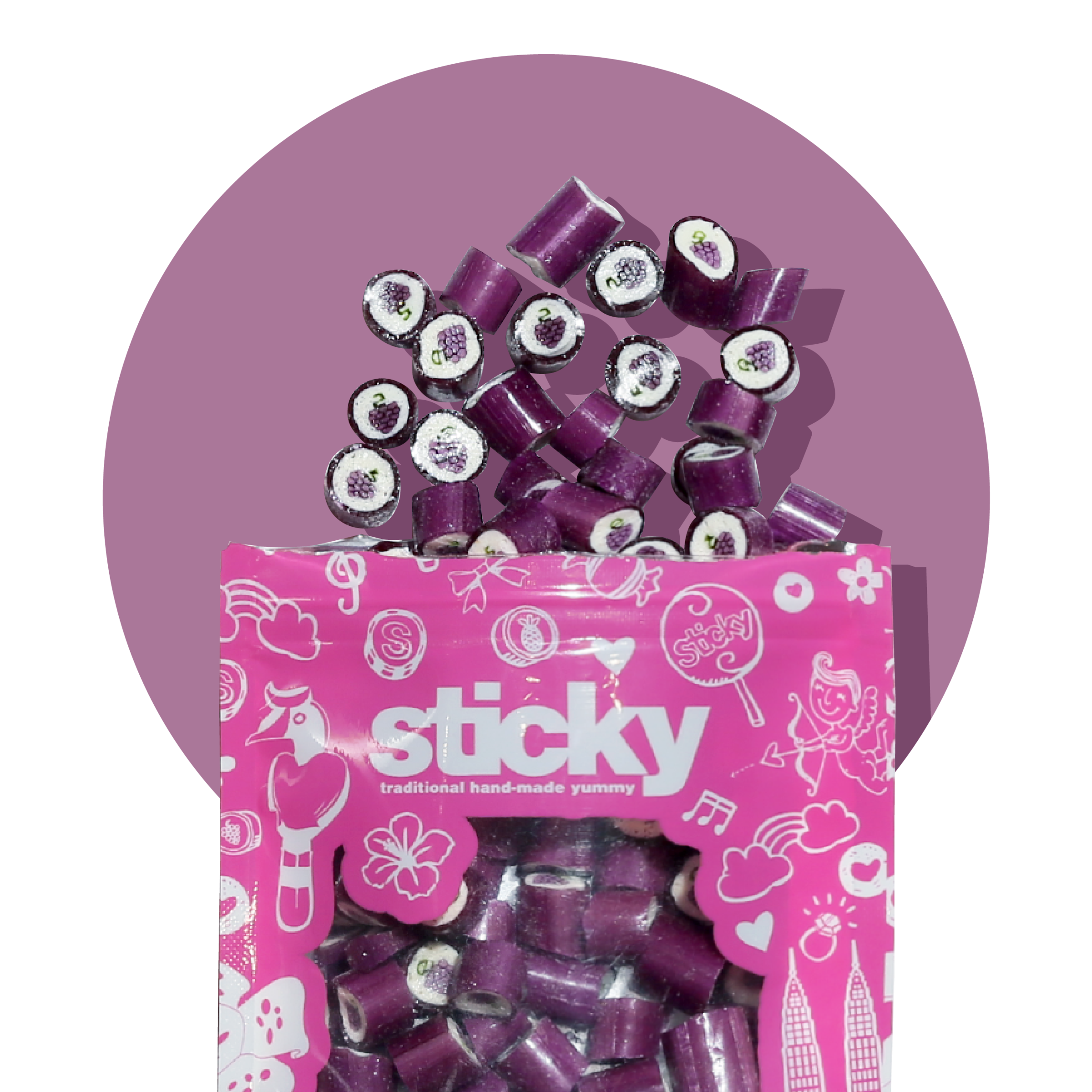 Sticky Product - Packet (Grape) STM-PKT-GRP-70-02