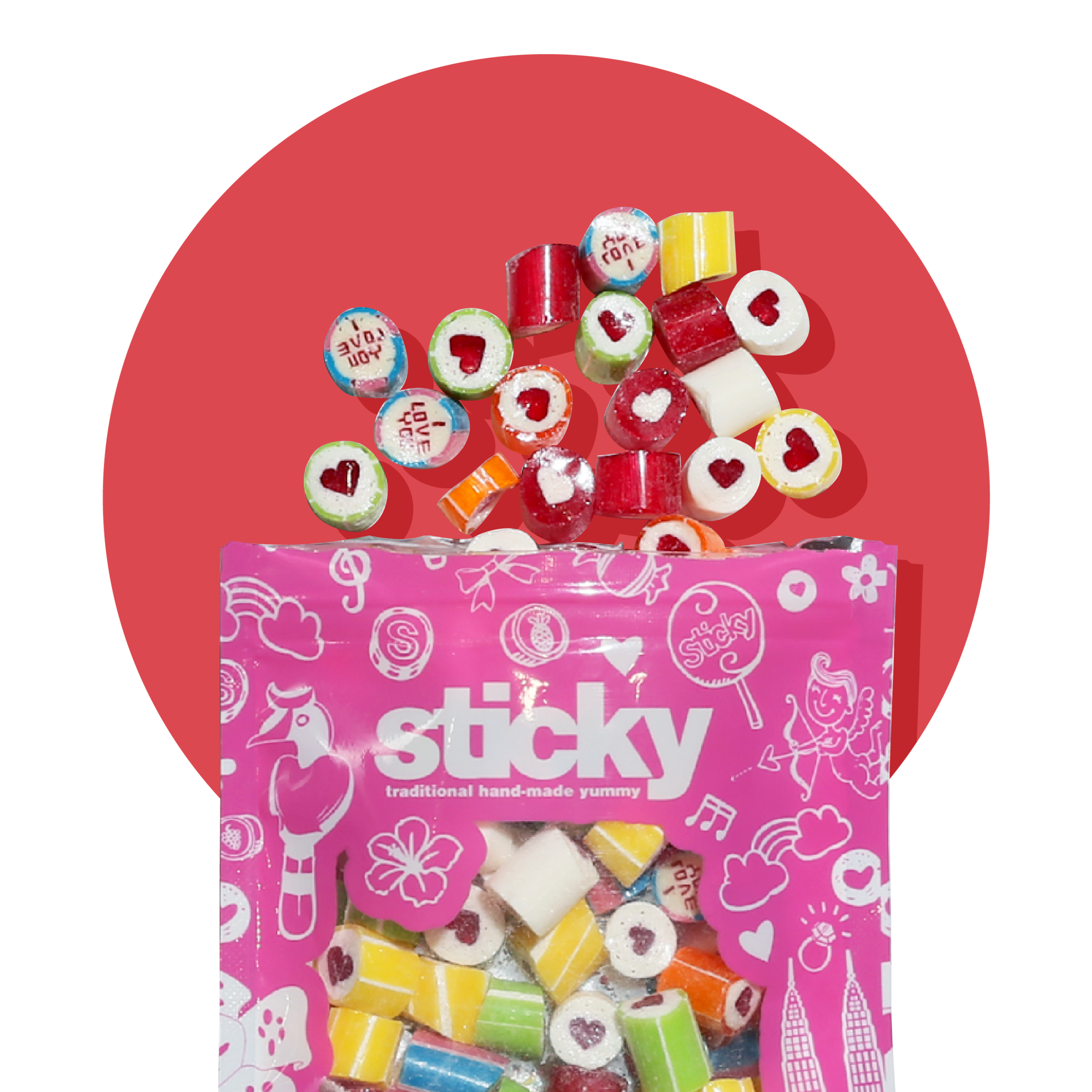 Sticky Product - Packet (I Love You) STM-GLA-PKT-70-02