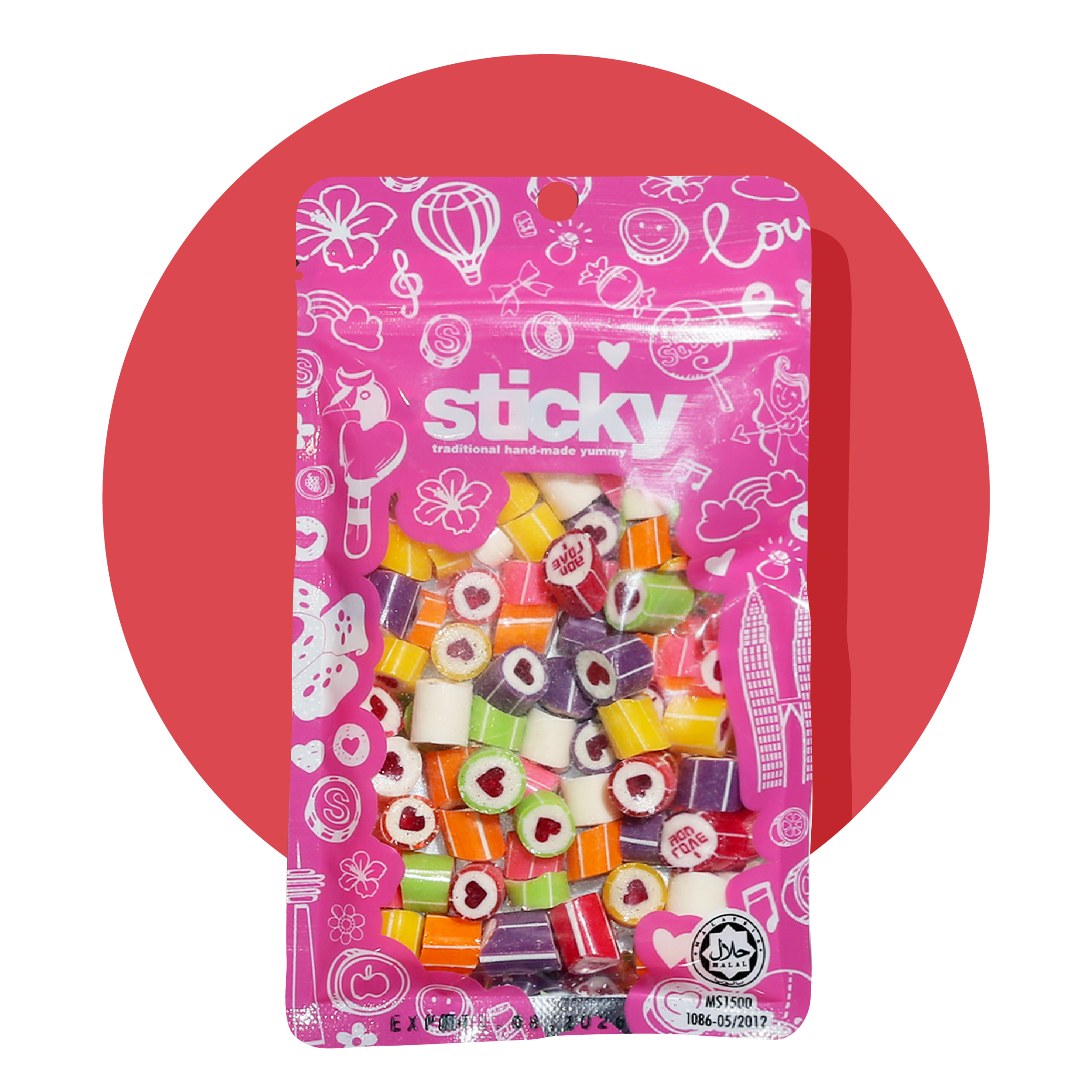 Sticky Product - Packet (I Love You) STM-GLA-PKT-70-01