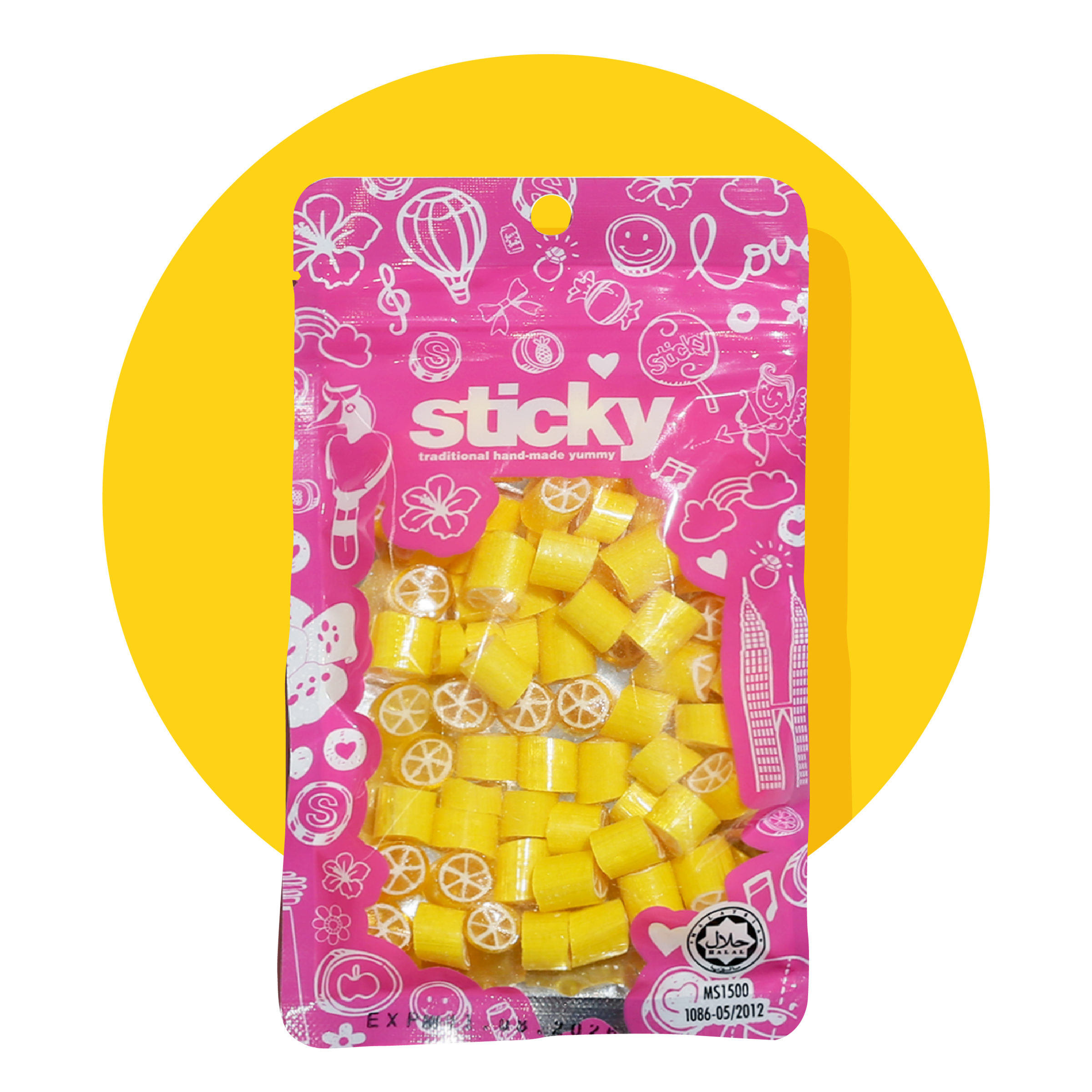Sticky Product - Packet (Lemon) STM-PKT-LMN-70-01
