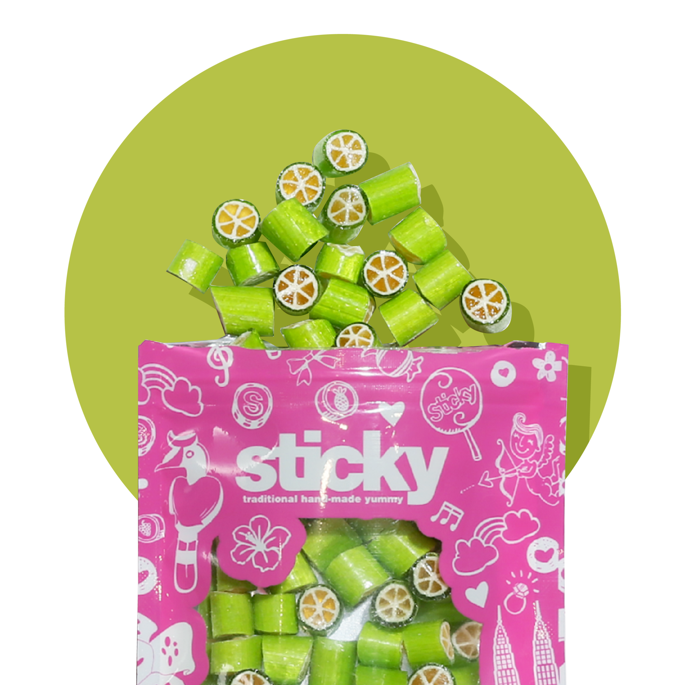 Sticky Product - Packet (Lime) STM-PKT-LIM-70-02