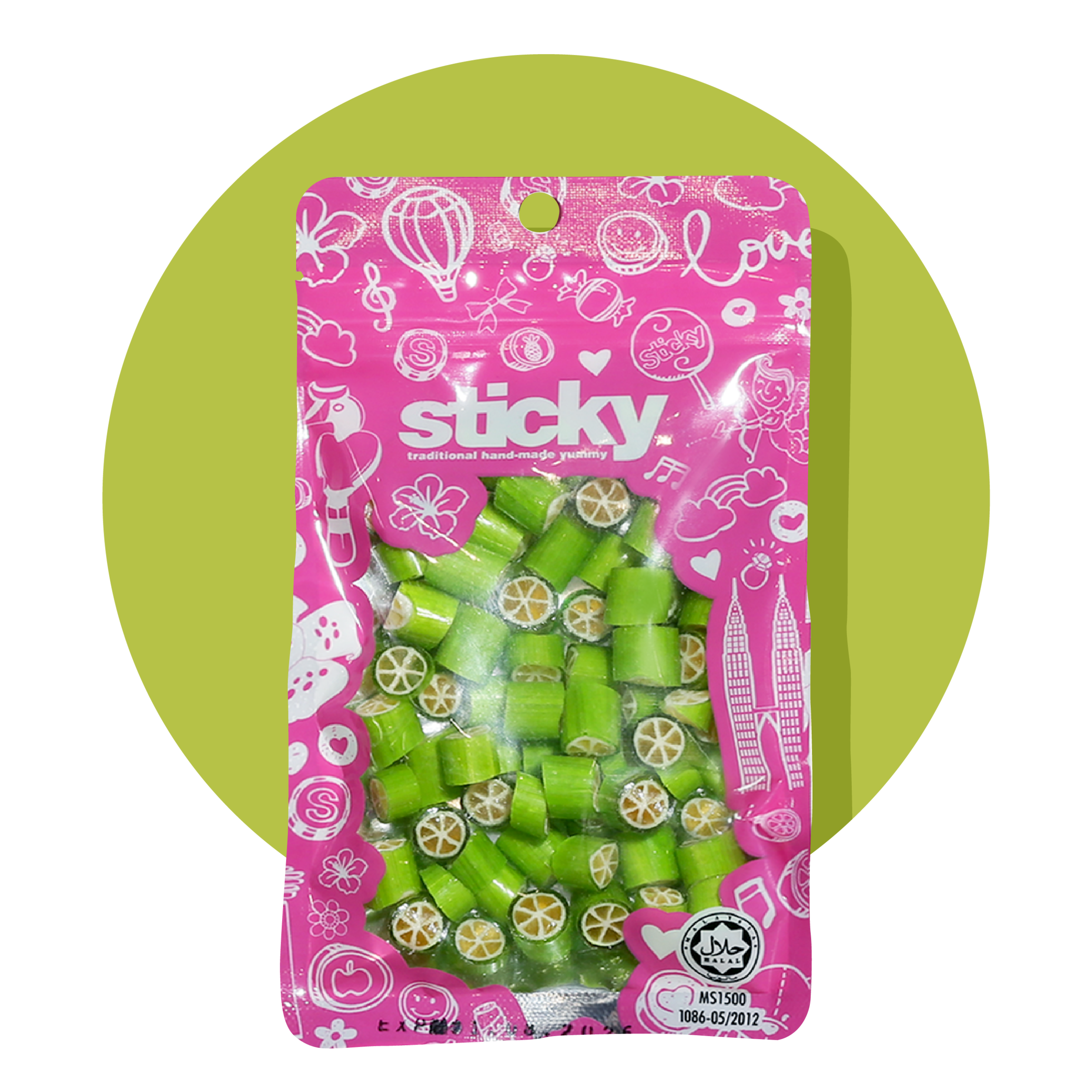 Sticky Product - Packet (Lime) STM-PKT-LIM-70-01