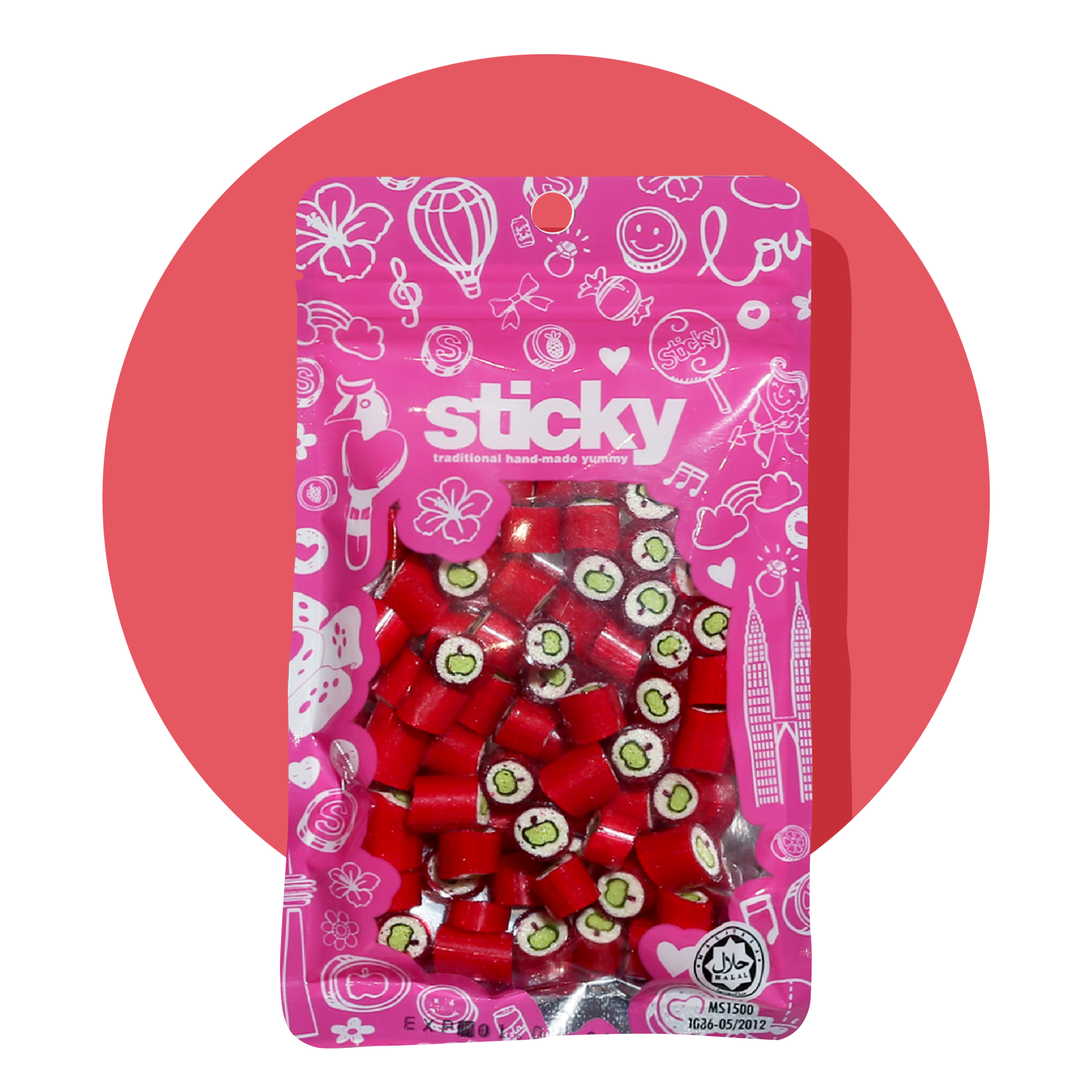 Sticky Product - Packet (Sour Apple) STM-PKT-SAP-70-01