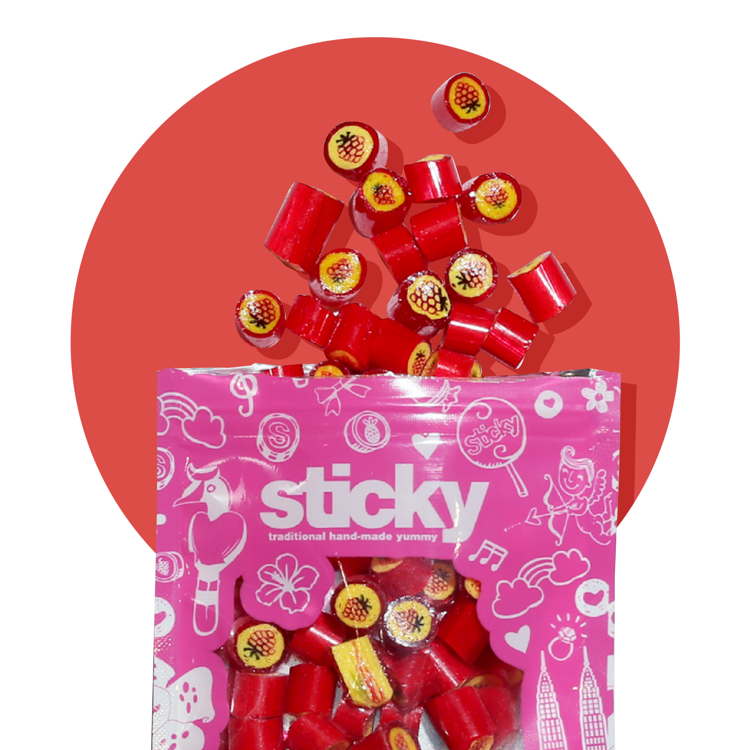 Sticky Product - Packet (Strawberry) STM-PKT-STB-70-02