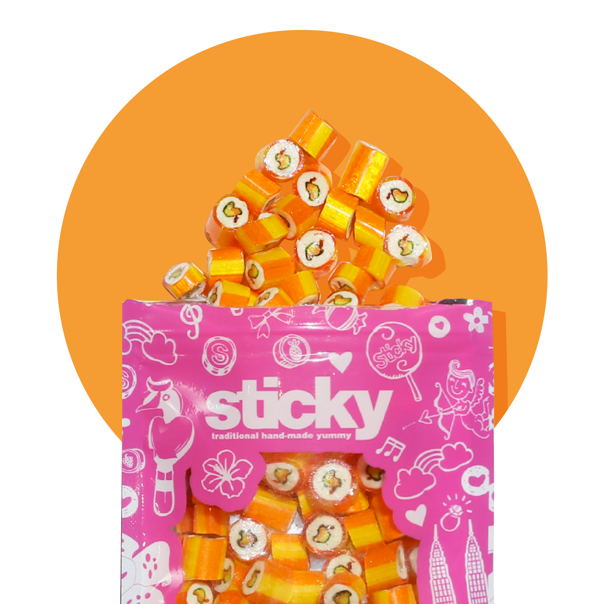Sticky Product - Packet (Sweet Mango) STM-PKT-SMG-70-02