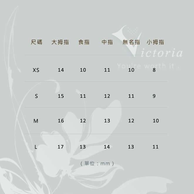 穿戴甲公版尺寸表