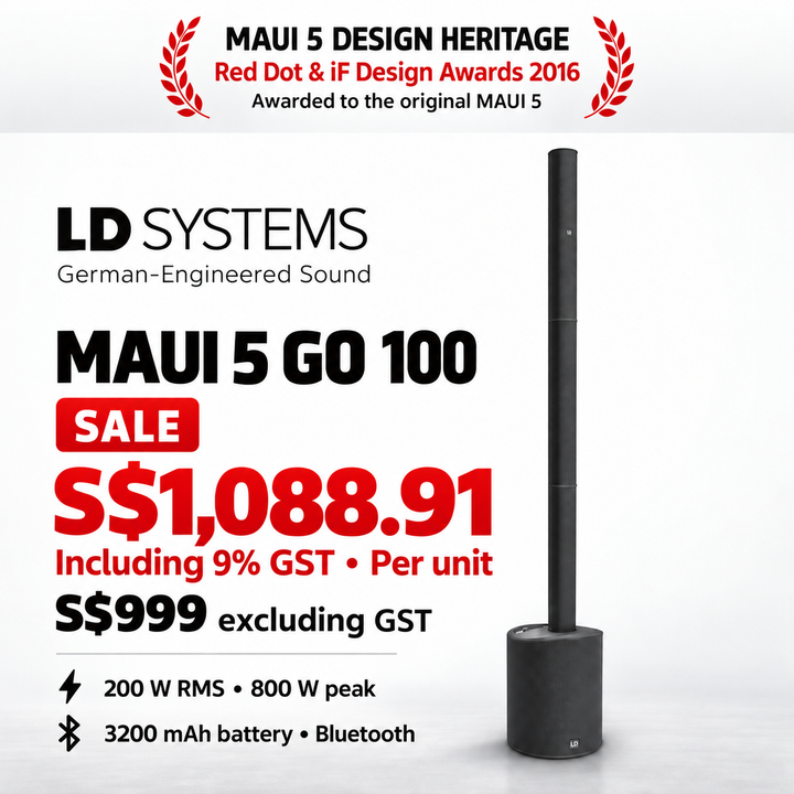 MAUI 5 GO 100 GST-corrected sale poster