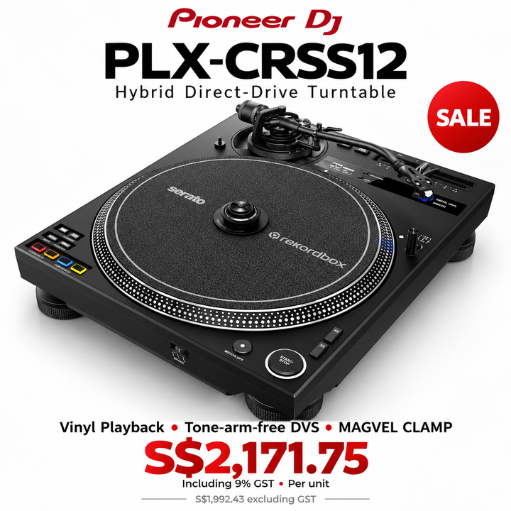 Pioneer DJ PLX-CRSS12 premium sale poster