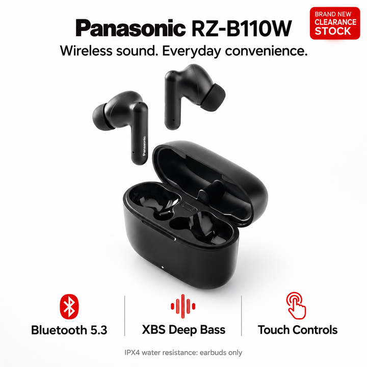 Panasonic RZ-B110W Wireless Earbuds
