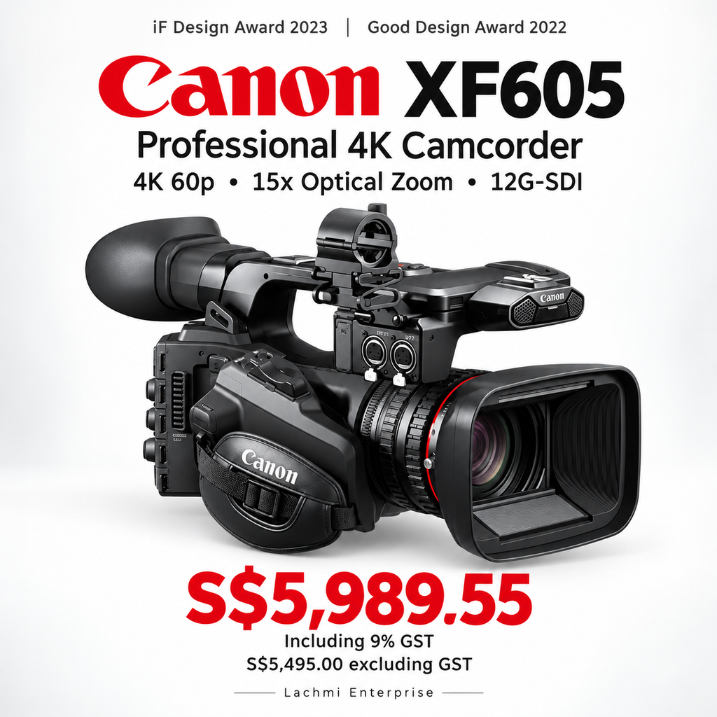 Canon XF605 4K Camcorder