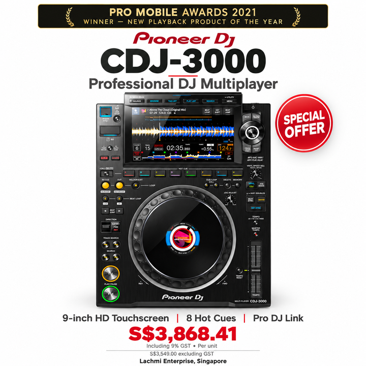 Pioneer DJ CDJ-3000 professional sale