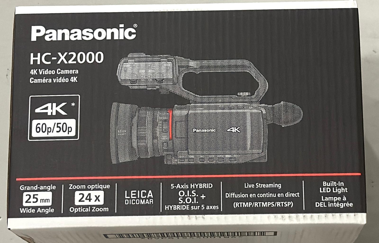 Panasonic HC-X2000 Pro 4K Camcorder ( TOP Seller 👍 ) – Providing