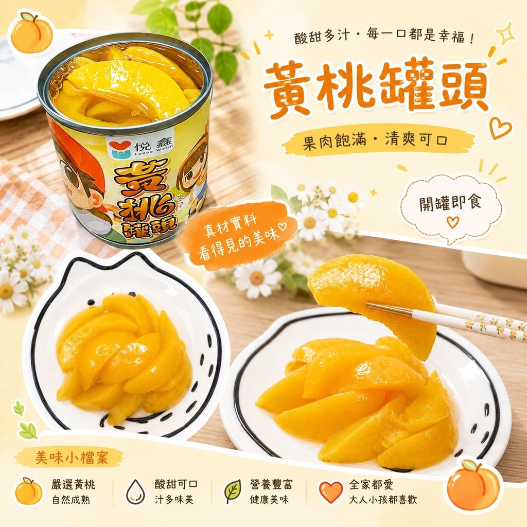 黃桃罐頭-2