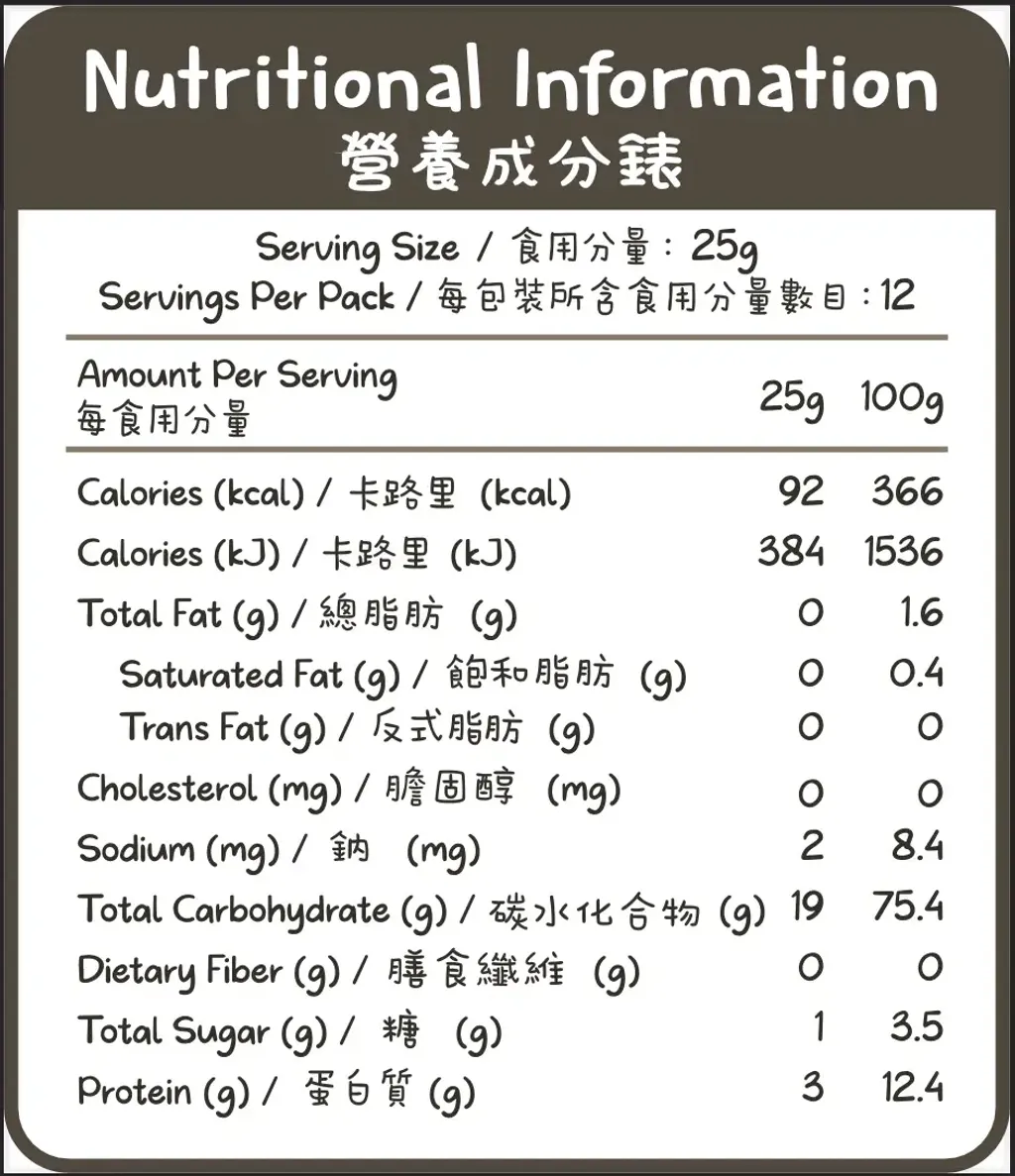 Veggie-Pasta-Nutritional-information