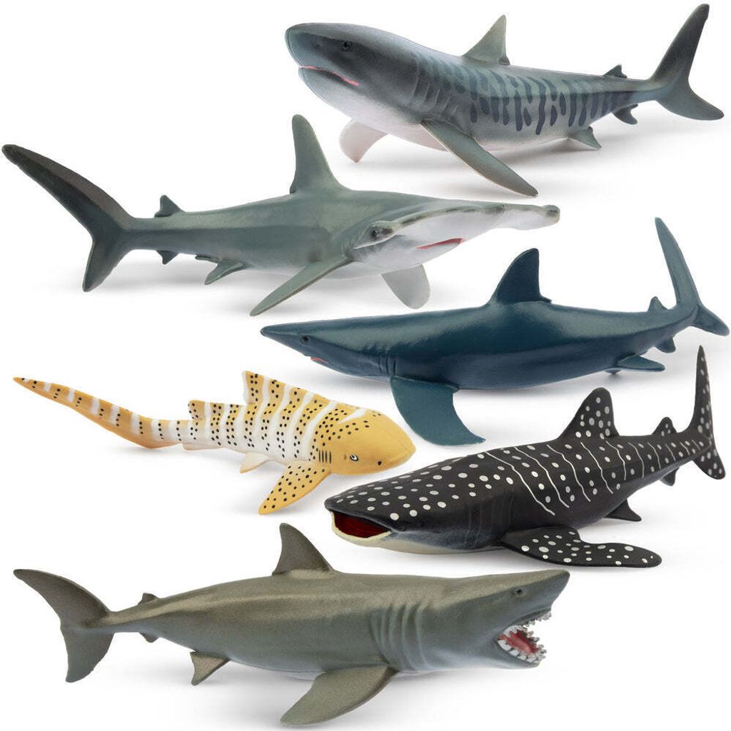 6-Piece5-6SharkAnimalFigurinesPlayset