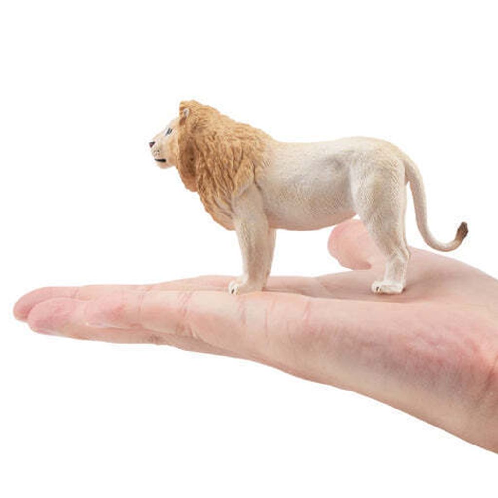 ToymanyWhiteLionFigurineToy-onhand
