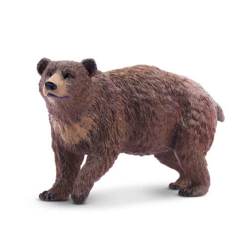 ToymanyWalkingBrownBearFigurineToy-2