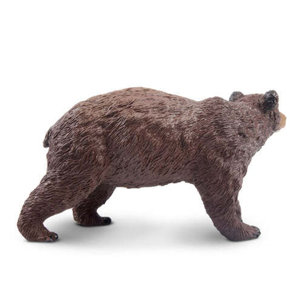 ToymanyWalkingBrownBearFigurineToy-3