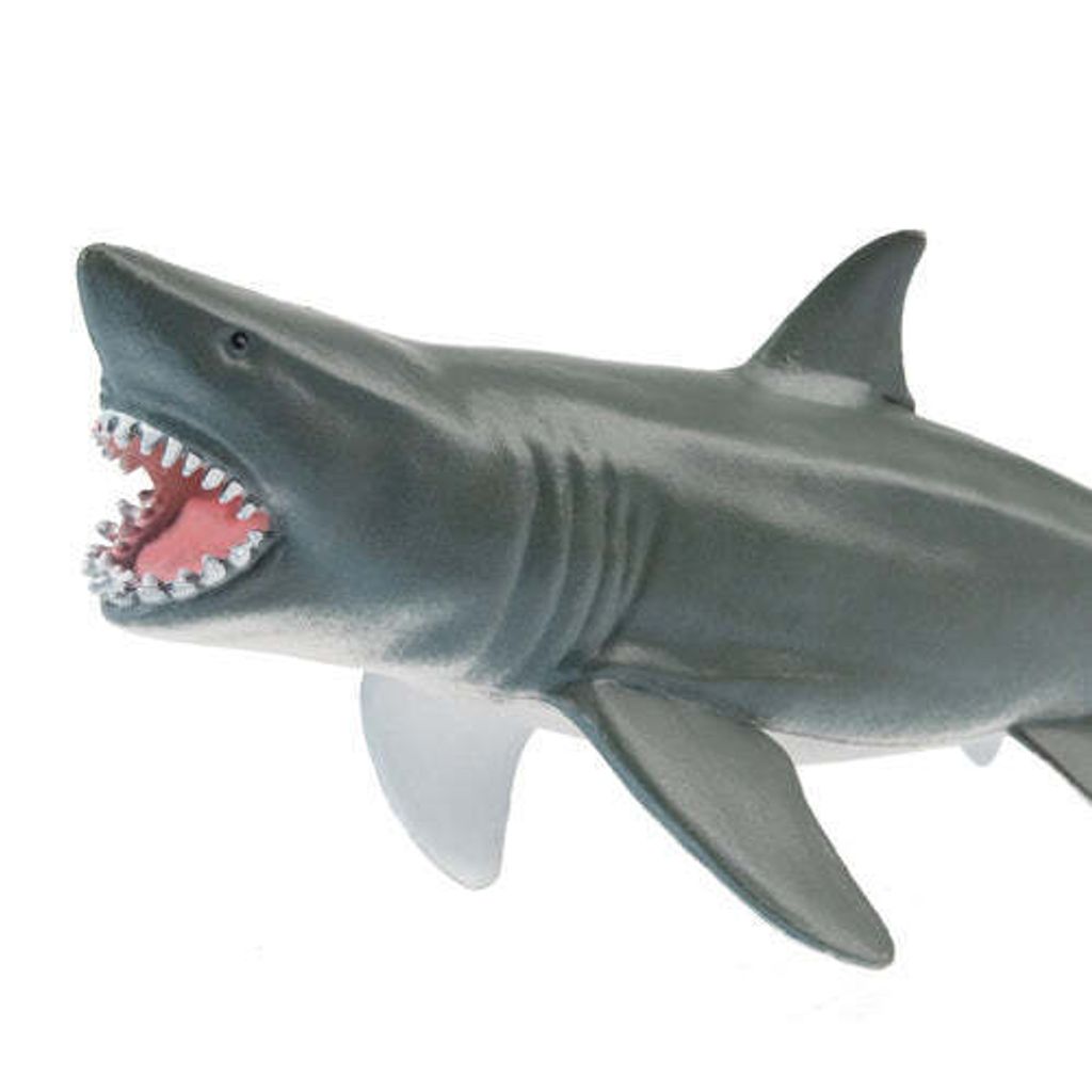 ToymanyOpen-MouthedGreatWhiteSharkFigurineToy-mouth