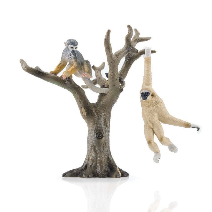 3-PiecePrimateswithBareBranchTreeFigurinePlayset-1