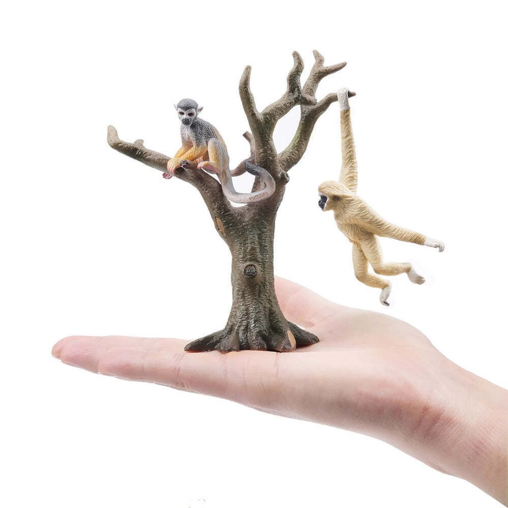 3-PiecePrimateswithBareBranchTreeFigurinePlayset-onhand