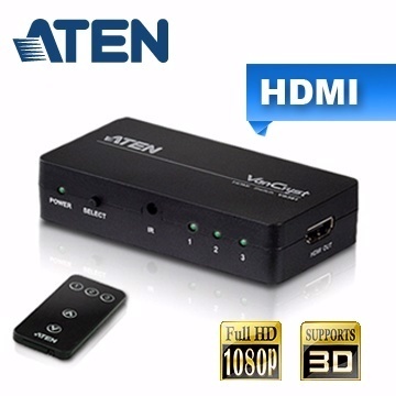 ATEN 3埠HDMI 影音切換器(VS381) – New Ray Golbal IT Store 環球新瑞資訊採購商城