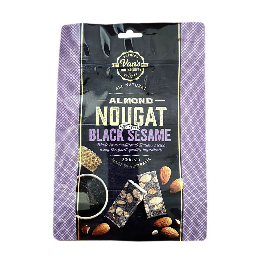 Almond Nougat Black Sesame | RooRoo Mart