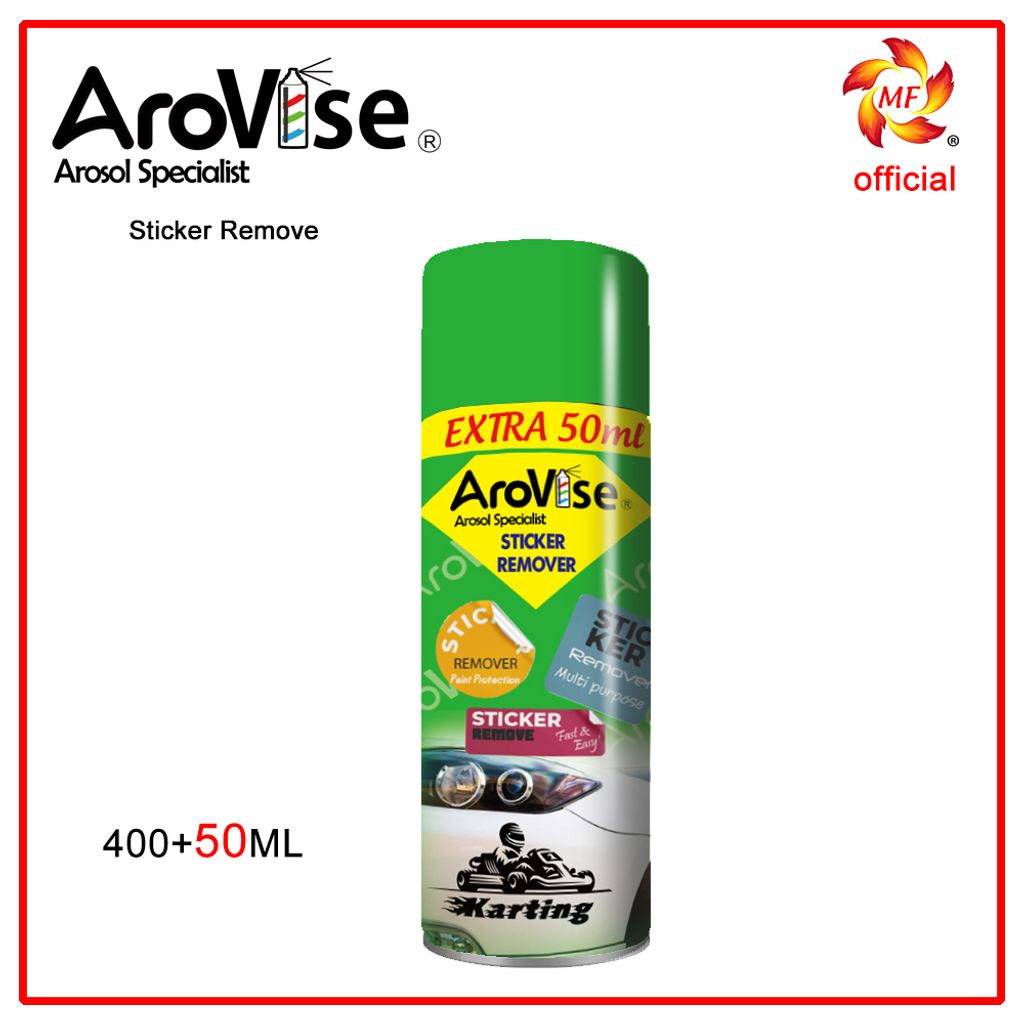 arovise sticker remove