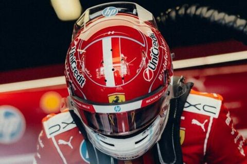 Charles Leclerc 2026 1;5 helmet