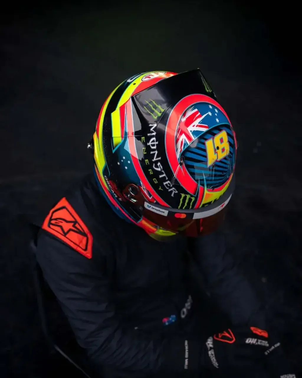 Oscar Piastri  2026 1;5 helmet 2