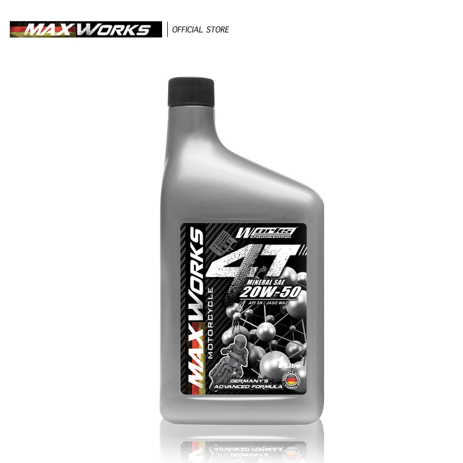 1-1716257644-20W-50+4T+Mineral+Motorcycle+Oil+Maxworks+Works+Engineering+1Liter+1