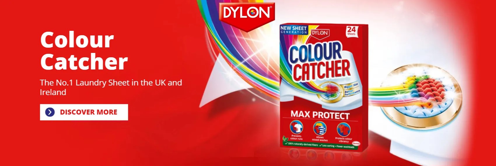 Free Dylon Colour Catcher Sheets