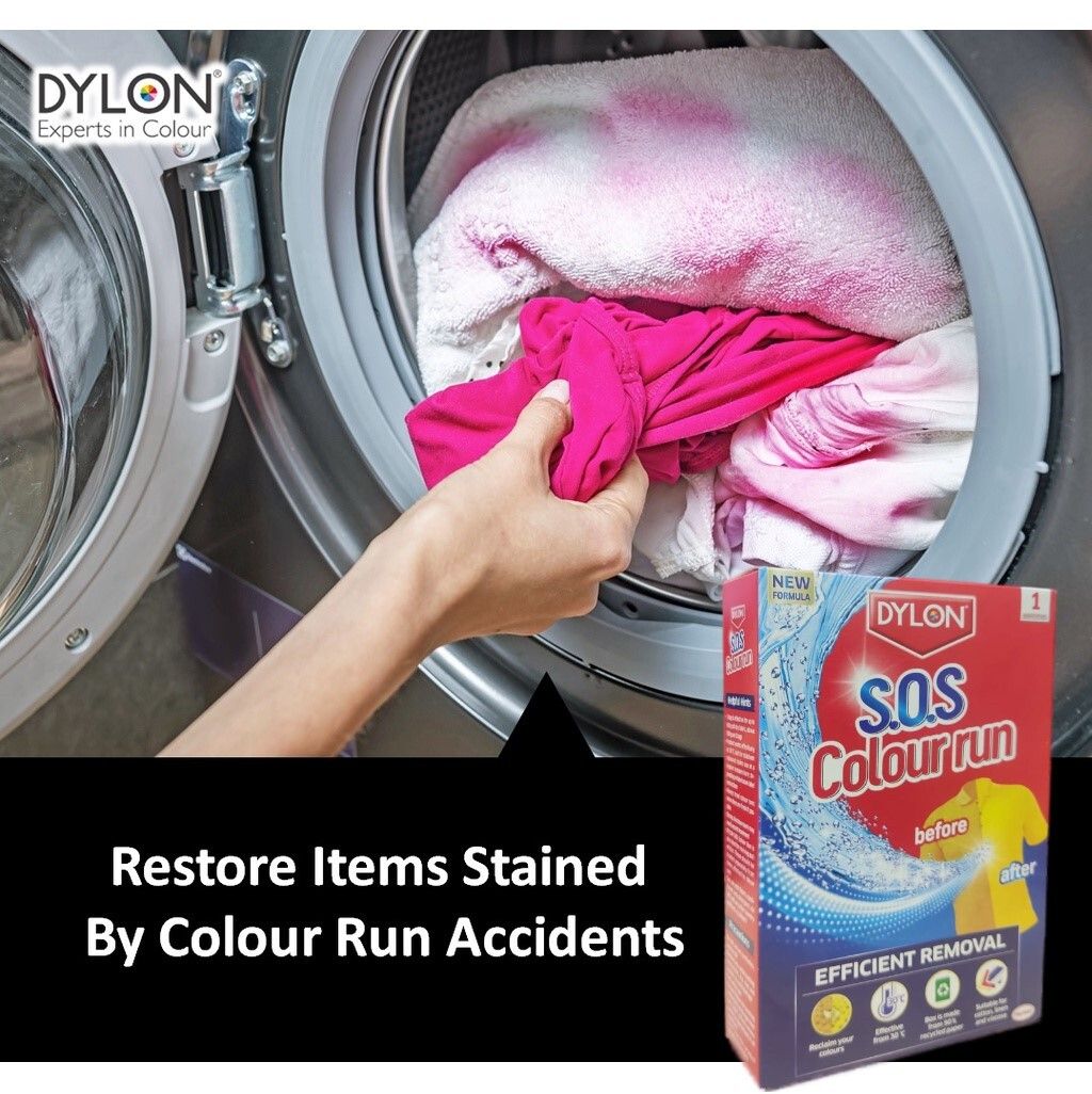 How to remove colour run from clothes? 