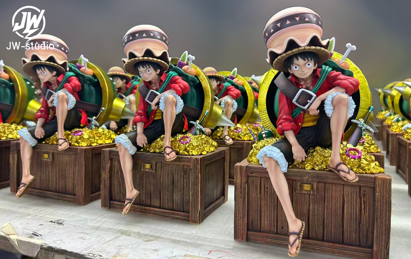 卷王JW studio 草帽團No.2 蒙奇D魯夫